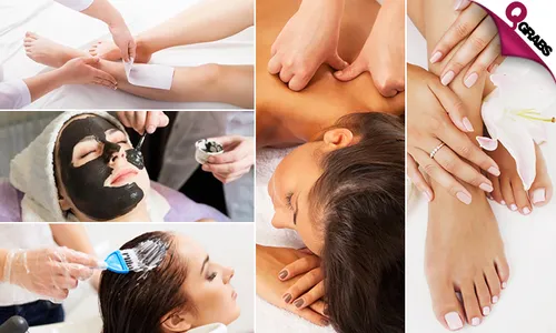 Killer Beauty Deal: Face Mask + Waxing + Massage + Mani-Pedi + Hair Treatment + Blow-dry!